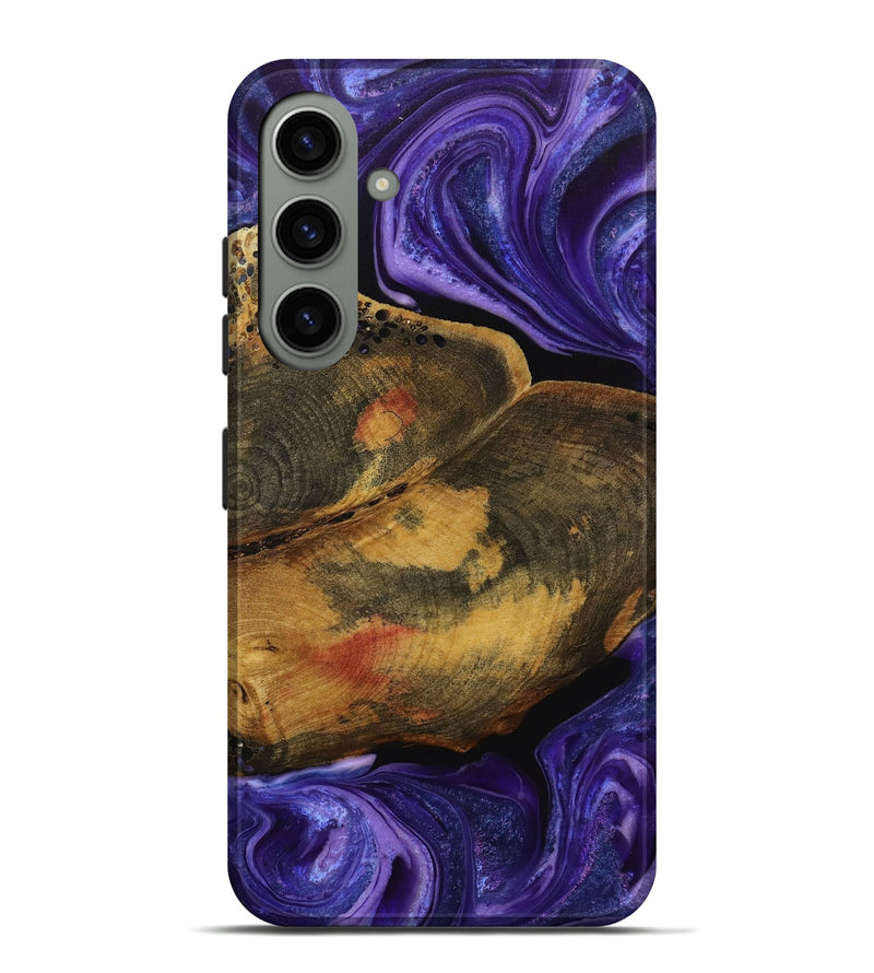 Galaxy S24 Plus Wood Live Edge Phone Case - Erlene (Purple, 731446)