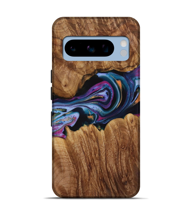 Pixel 8 Pro Wood Live Edge Phone Case - Carmen (Purple, 731447)