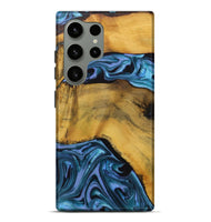 Galaxy S24 Ultra Wood Live Edge Phone Case - Gunfer (Blue, 731457)