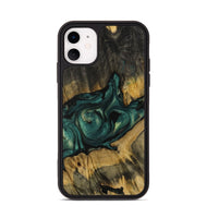 iPhone 11 Wood Phone Case - Sephira (Green, 731487)