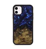 iPhone 11 Wood Phone Case - Malory (Blue, 731494)