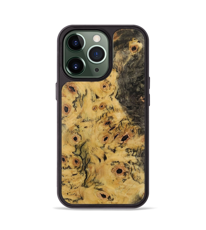 iPhone 13 Pro Wood Phone Case - Loesje (Wood Burl, 731497)