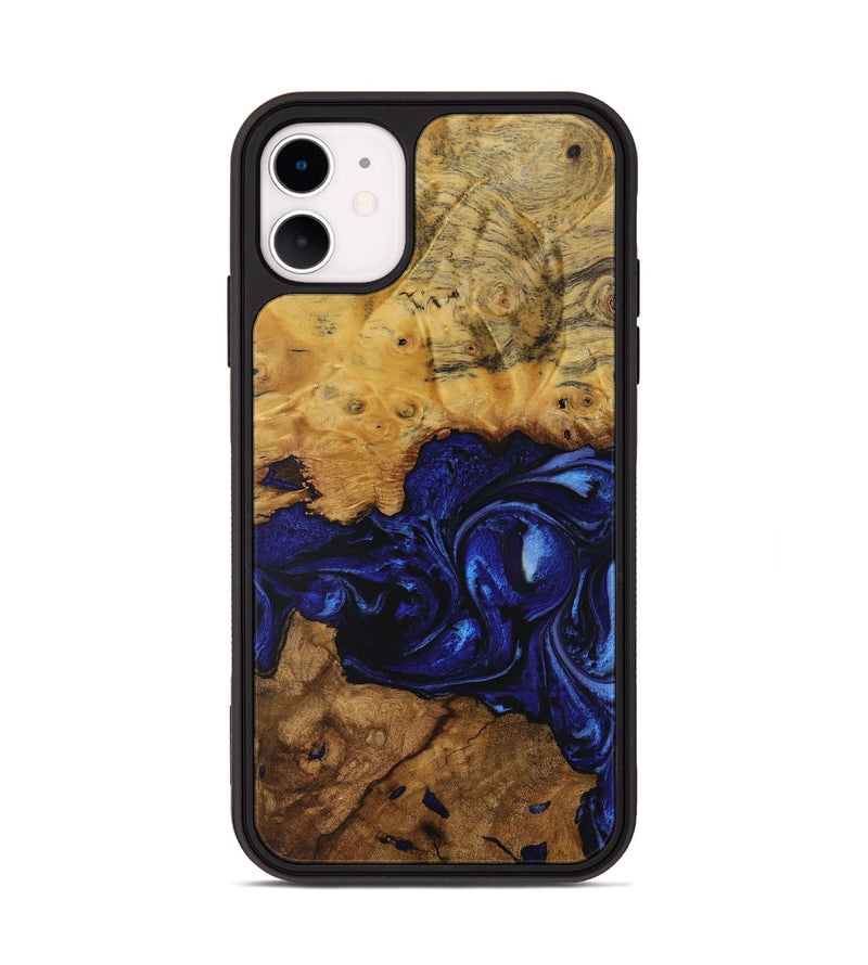 iPhone 11 Wood Phone Case - Jacey (Blue, 731498)