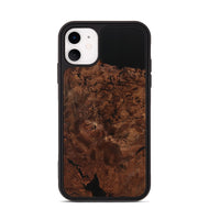 iPhone 11 Wood Phone Case - Tash (Pure Black, 731499)