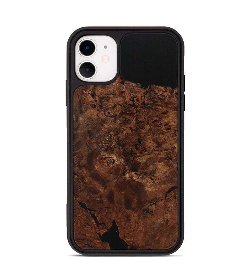 iPhone 11 Wood Phone Case - Tash (Pure Black, 731499)