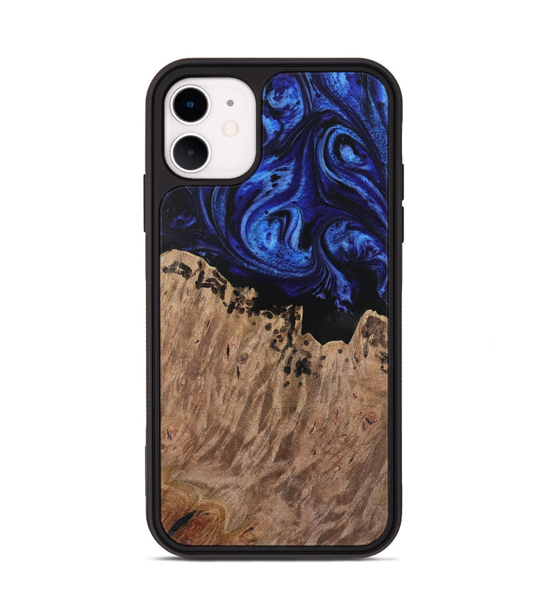 iPhone 11 Wood Phone Case - Arman (Blue, 731500)