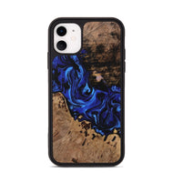 iPhone 11 Wood Phone Case - Allena (Blue, 731501)