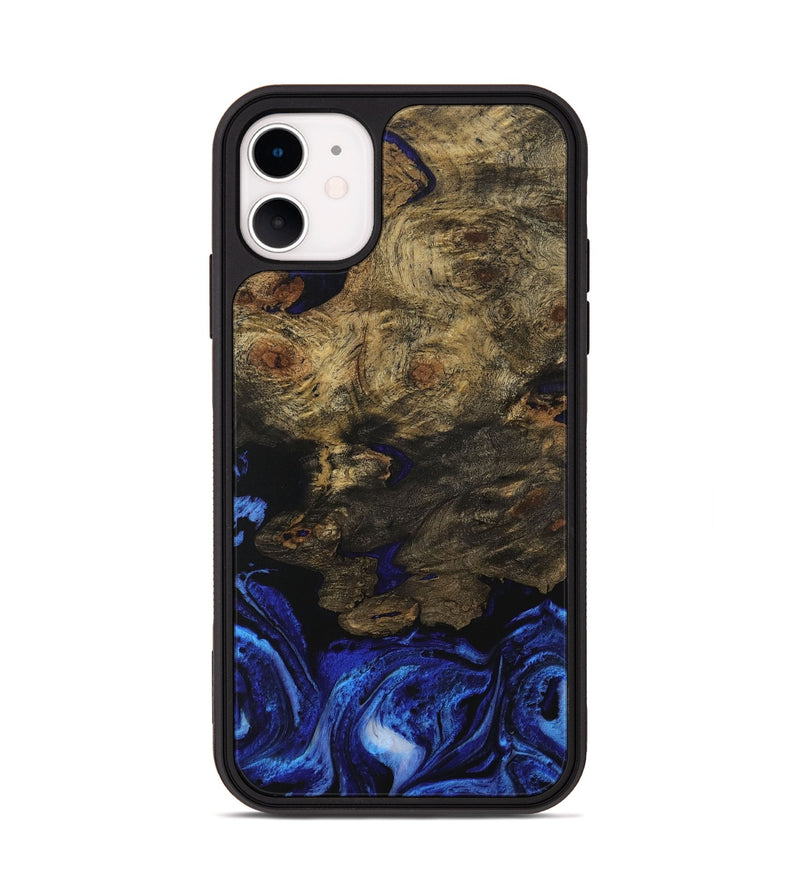 iPhone 11 Wood Phone Case - Bryce (Blue, 731502)