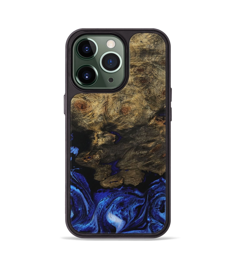 iPhone 13 Pro Wood Phone Case - Bryce (Blue, 731502)