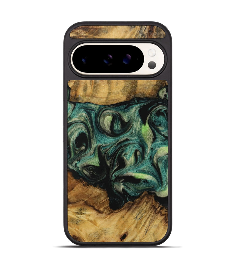 Pixel 9 Pro Wood Phone Case - Clair (Green, 731504)