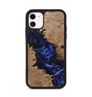 iPhone 11 Wood Phone Case - Hilma (Blue, 731520)