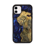 iPhone 11 Wood Phone Case - Elisha (Blue, 731525)