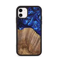 iPhone 11 Wood Phone Case - Addie (Blue, 731530)