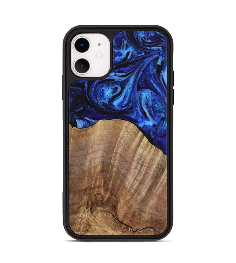 iPhone 11 Wood Phone Case - Addie (Blue, 731530)