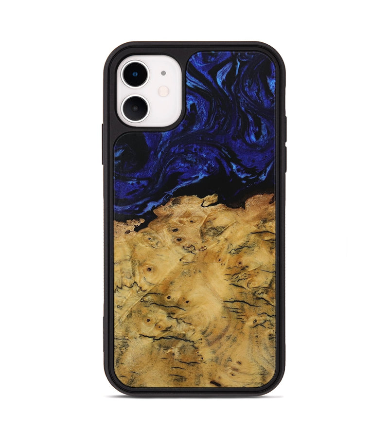 iPhone 11 Wood Phone Case - Quinn (Blue, 731533)