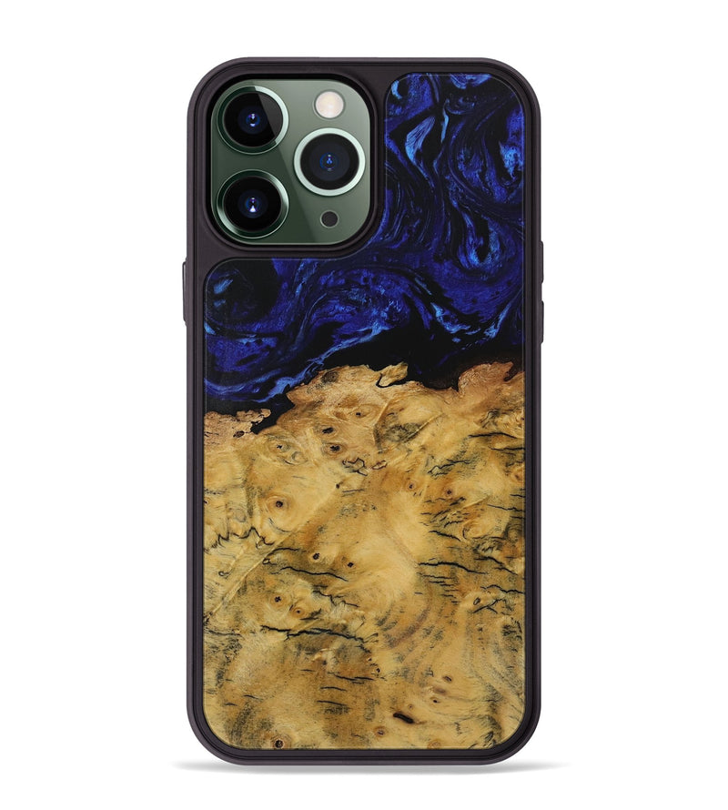 iPhone 13 Pro Max Wood Phone Case - Quinn (Blue, 731533)