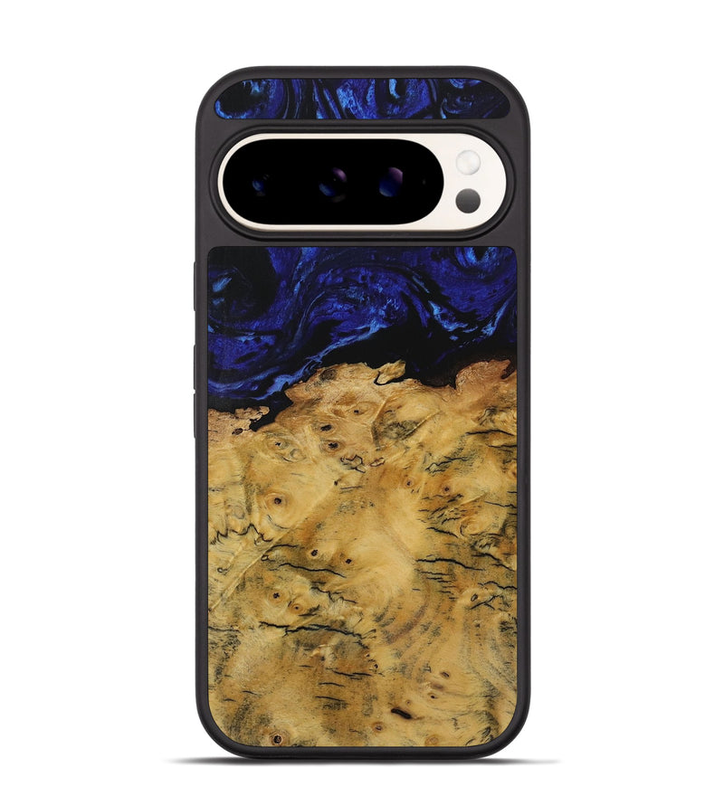 Pixel 9 Pro Wood Phone Case - Quinn (Blue, 731533)