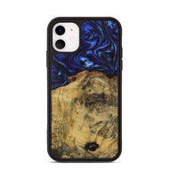 iPhone 11 Wood Phone Case - Tawanda (Blue, 731550)