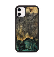 iPhone 11 Wood Phone Case - Carley (Green, 731556)