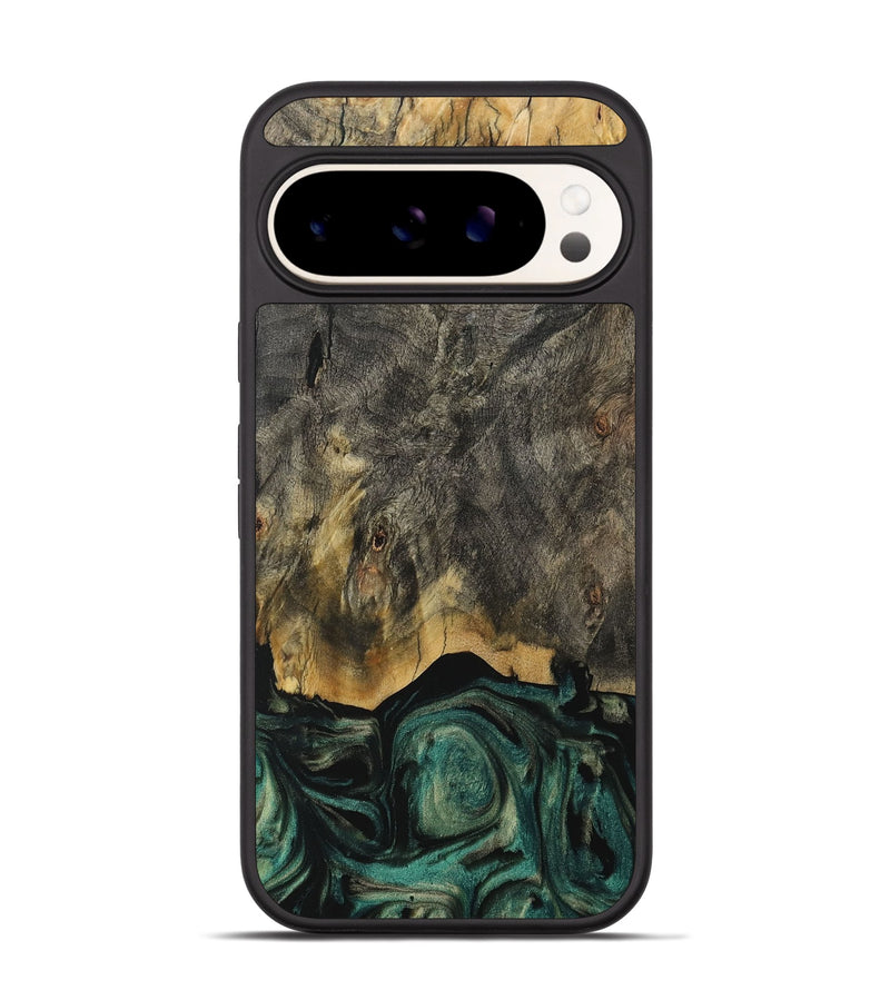 Pixel 9 Pro Wood Phone Case - Carley (Green, 731556)