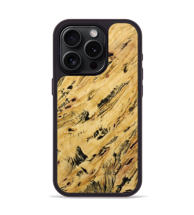 iPhone 15 Pro Wood Phone Case - Wesley (Wood Burl, 731578)