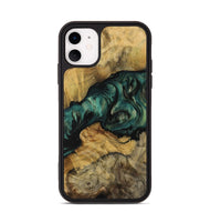 iPhone 11 Wood Phone Case - Somsak (Green, 731582)