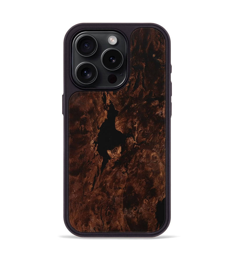 iPhone 15 Pro Wood Phone Case - Noelle (Wood Burl, 731596)