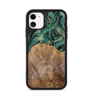 iPhone 11 Wood Phone Case - Heather (Green, 731598)