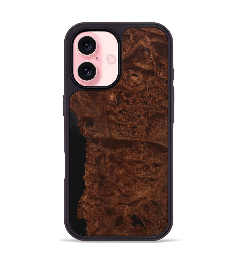 iPhone 16 Wood Phone Case - Delora (Wood Burl, 731600)