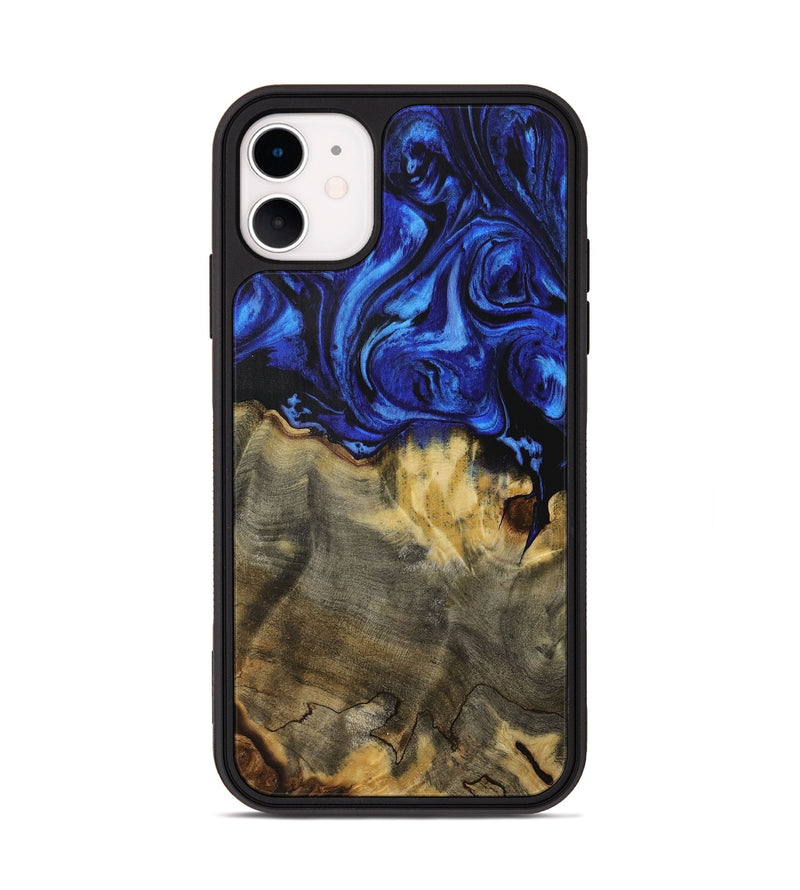 iPhone 11 Wood Phone Case - Kapsch (Blue, 731603)