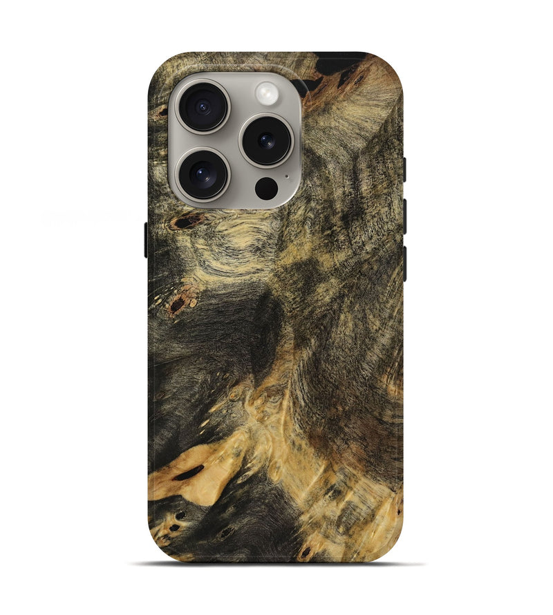 iPhone 16 Pro Wood Live Edge Phone Case - Kennard (Wood Burl, 731612)