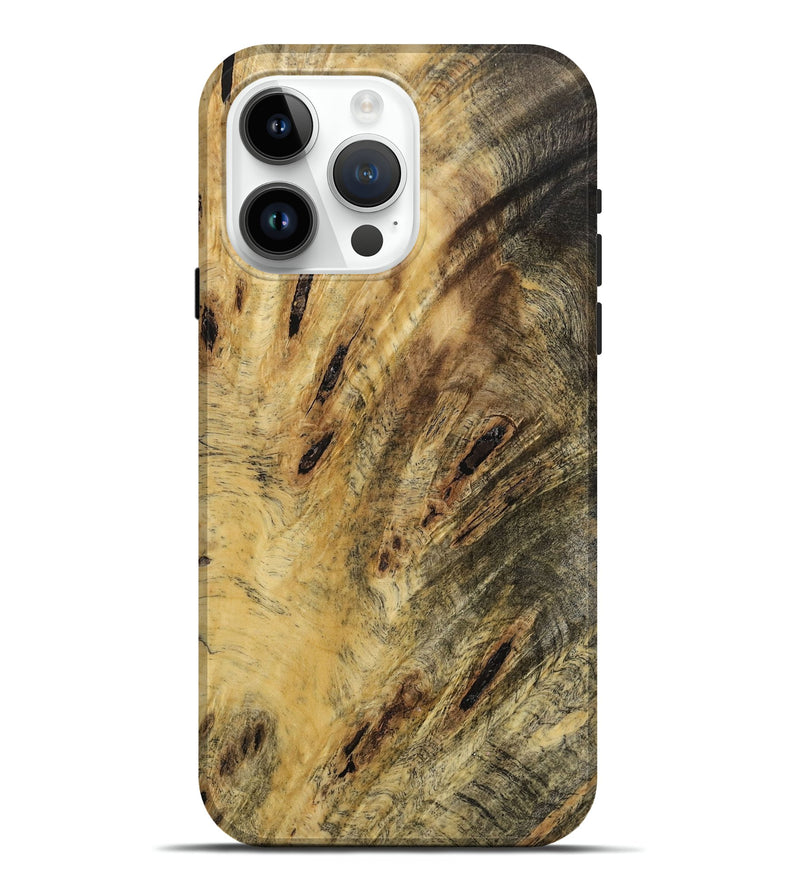 iPhone 15 Pro Max Wood Live Edge Phone Case - Kerstin (Wood Burl, 731614)