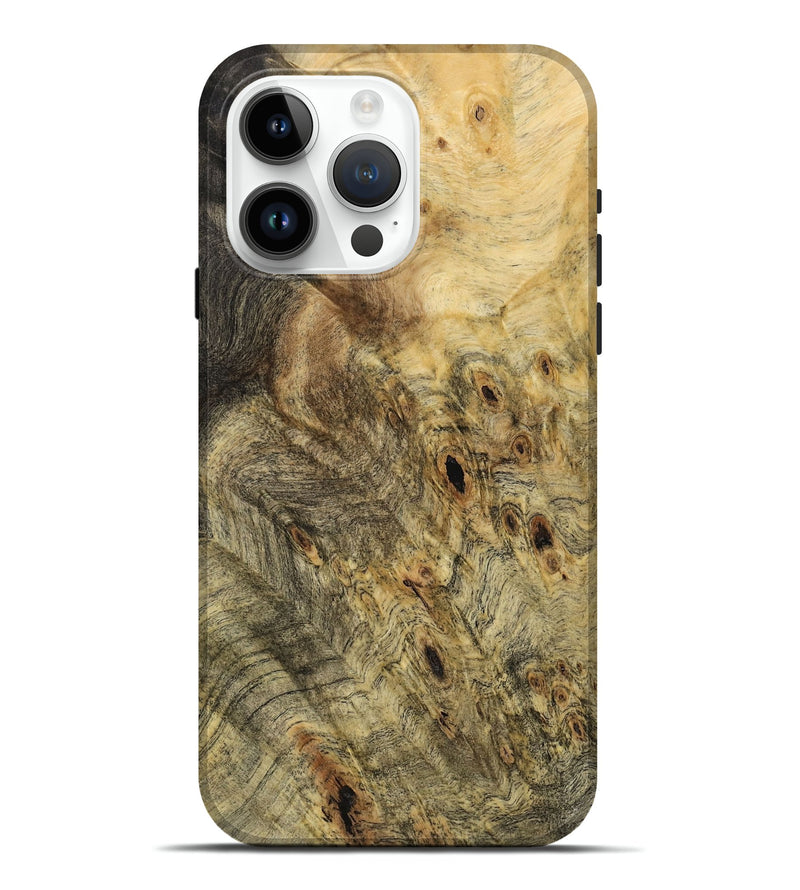 iPhone 15 Pro Max Wood Live Edge Phone Case - Murl (Wood Burl, 731618)