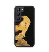 Galaxy S23 Wood Phone Case - Denni (Pure Black, 731627)