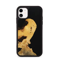 iPhone 11 Wood Phone Case - Denni (Pure Black, 731627)