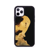 iPhone 11 Pro Wood Phone Case - Denni (Pure Black, 731627)