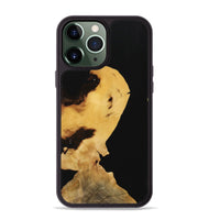 iPhone 13 Pro Max Wood Phone Case - Denni (Pure Black, 731627)