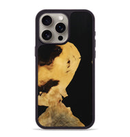 iPhone 15 Pro Max Wood Phone Case - Denni (Pure Black, 731627)