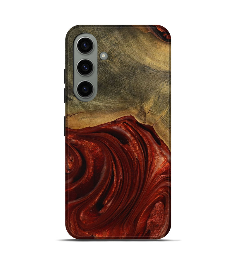 Galaxy S24 Wood Live Edge Phone Case - Erle (Red, 731630)