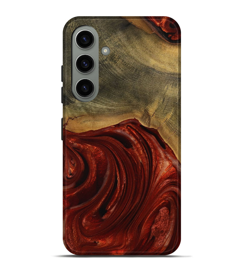 Galaxy S24 Plus Wood Live Edge Phone Case - Erle (Red, 731630)