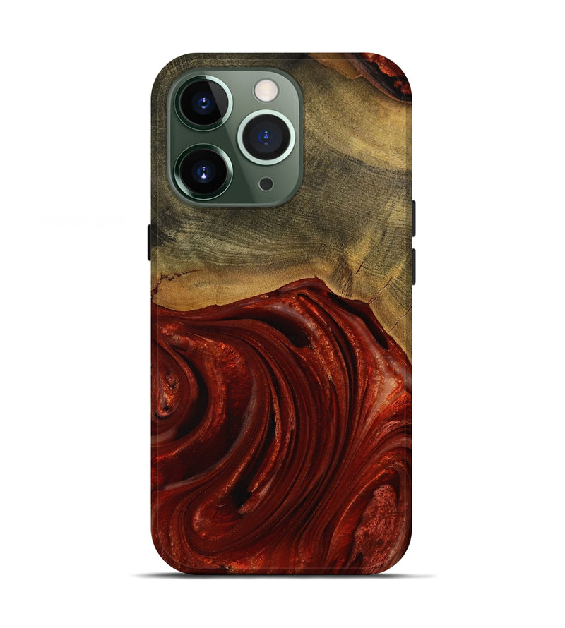 iPhone 13 Pro Wood Live Edge Phone Case - Erle (Red, 731630)