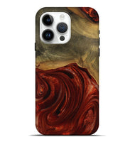 iPhone 15 Pro Max Wood Live Edge Phone Case - Erle (Red, 731630)