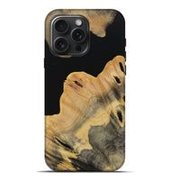 iPhone 16 Pro Max Wood Live Edge Phone Case - Brian (Pure Black, 731631)