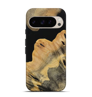 Pixel 9 Pro Wood Live Edge Phone Case - Brian (Pure Black, 731631)