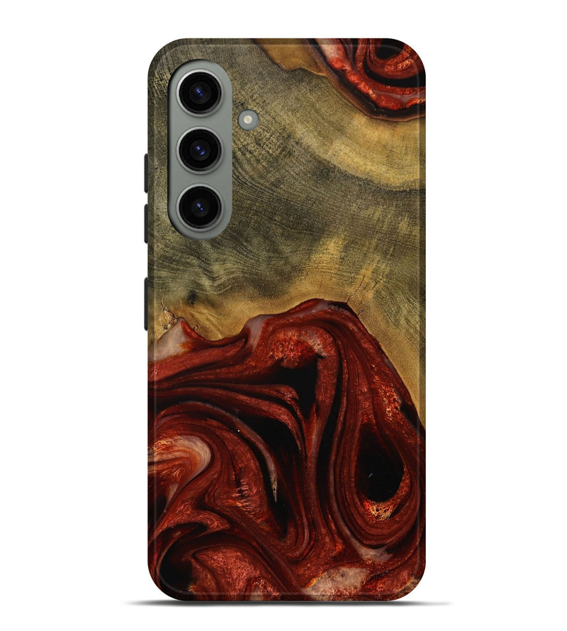 Galaxy S24 Plus Wood Live Edge Phone Case - Odele (Red, 731639)