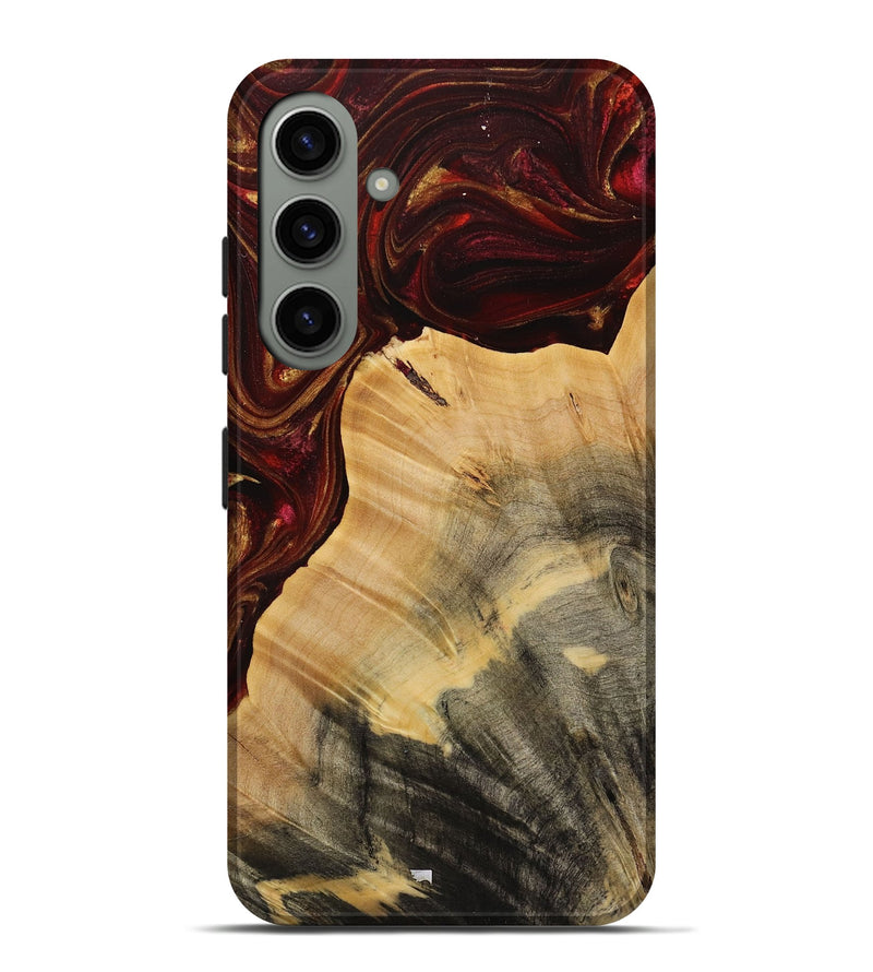 Galaxy S24 Plus Wood Live Edge Phone Case - Joby (Red, 731642)