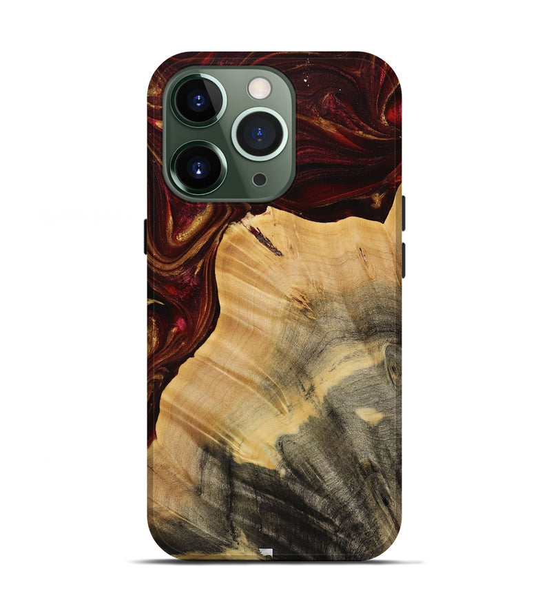 iPhone 13 Pro Wood Live Edge Phone Case - Joby (Red, 731642)