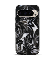 Pixel 9 Pro ResinArt Live Edge Phone Case - Bride (Black & White, 731648)