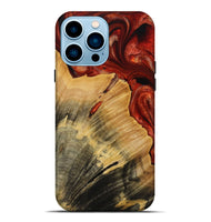 iPhone 14 Pro Max Wood Live Edge Phone Case - Diya (Red, 731656)