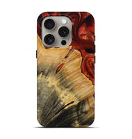 iPhone 16 Pro Wood Live Edge Phone Case - Diya (Red, 731656)